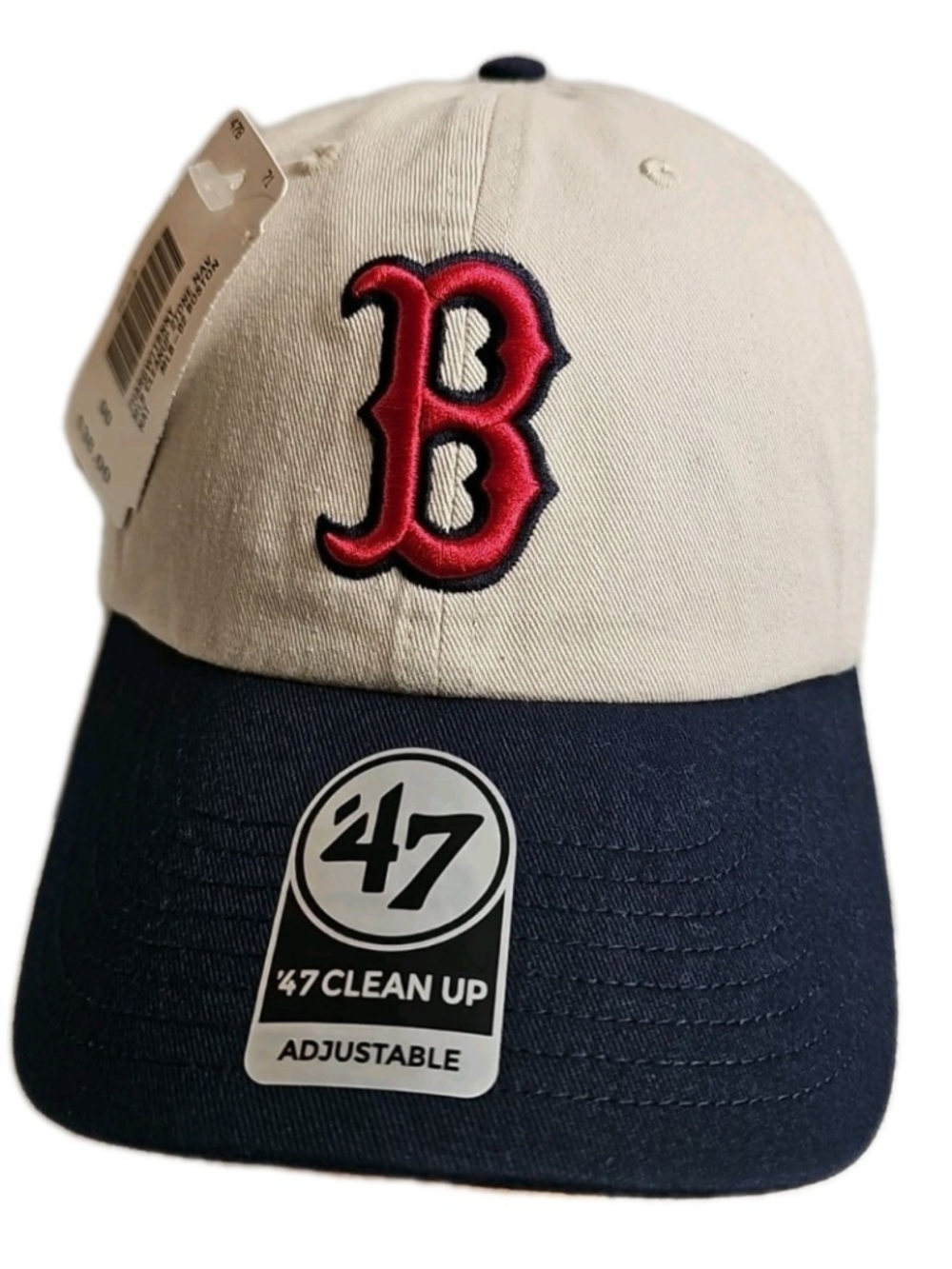 Boston Red Sox '47 Clean Up Adjustable Hat Strapback New With Tags Khaki & Blue